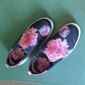 Ted Baker London Tancey 2 Floral Slip On Low Top Sneakers 8.5